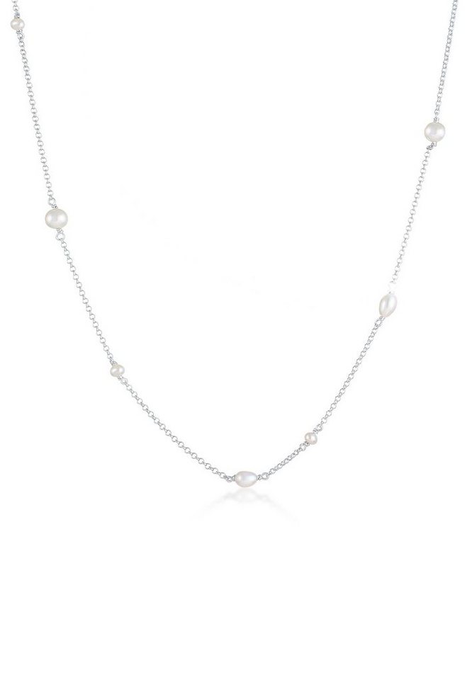 Elli Perlenkette Süßwasserzuchtperlen 925 Sterling Silber von Elli