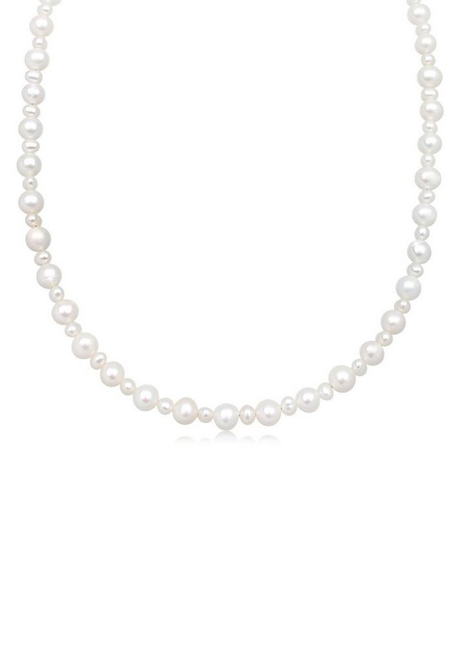Elli Perlenkette Zeitlos Süßwasserzuchtperlen 925 Sterling Silber von Elli