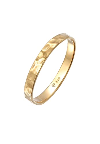 Elli Ring Damen Band Basic Partner in 585 Gelbgold von Elli