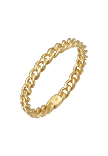 Elli Ring Damen Band Glieder Trend in 375 Gelbgold von Elli