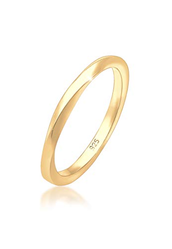 Elli Ring Damen Gedreht Klassisch in 925 Sterling Silber von Elli