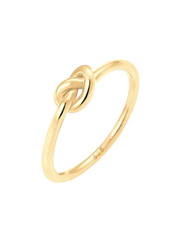 Elli Ring Damen Knoten Verknotet Trend Basic in 925 Sterling Silber von Elli