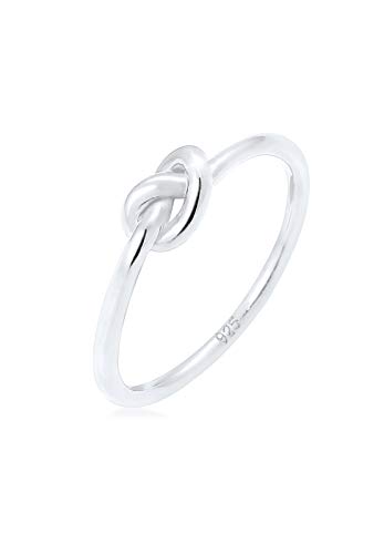 Elli Ring Damen Knoten Verknotet Trend Basic in 925 Sterling Silber von Elli