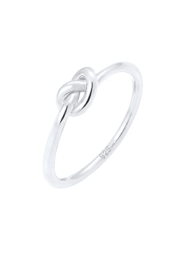 Elli Ring Damen Knoten Zart Filigran in 925 Sterling Silber von Elli