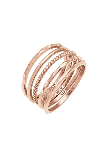 Elli Ring Damen Set Stacking Minimal Trend Blogger Basic in 925 Sterling Silber Elli Ring Damen Set Stacking Minimal Trend Blogger Basic in 925 Sterling Silber von Elli