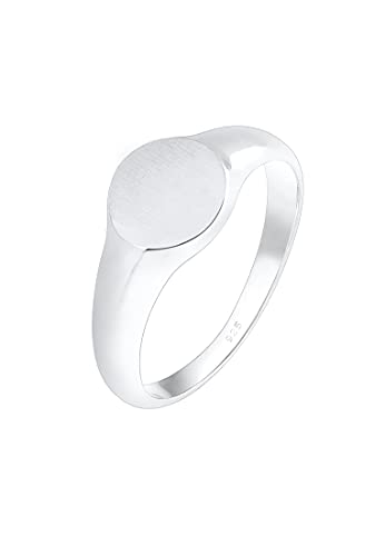 Elli Ring Damen Siegelring Royal Matt Geo Basic Trend in 925 Sterling Silber Elli Ring Damen Siegelring Royal Matt Geo Basic Trend in 925 Sterling Silber von Elli