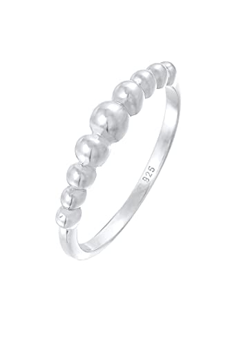 Elli Ring Damen Stapelring Kugel Dots Optik Blogger Trend in 925 Sterling Silber von Elli