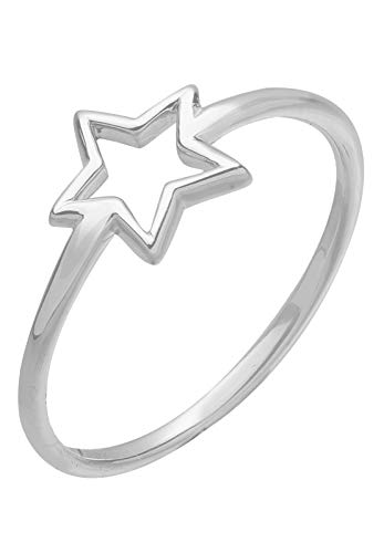 Elli Damen-Ring Stern Symbol Astro Stern Star Trend silber 925 Gr. 52 (16.6) 0604170113_52 von Elli
