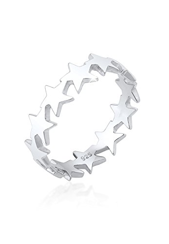 Elli Ring Damen Sterne Astro Universum in 925 Sterling Silber von Elli