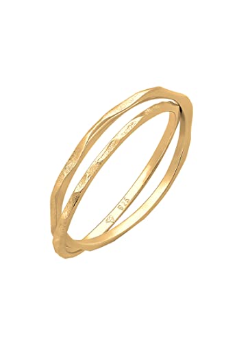 Elli Ring Damen Vintage Look gewickelt in 925 Sterling Silber von Elli