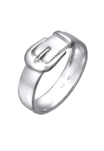 Elli Ring Damen Gürtel Schnalle Basic in 925 Sterling Silber von Elli