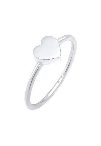 Elli Ring Damen Herz Liebe Filigran in 925 Sterling Silber von Elli