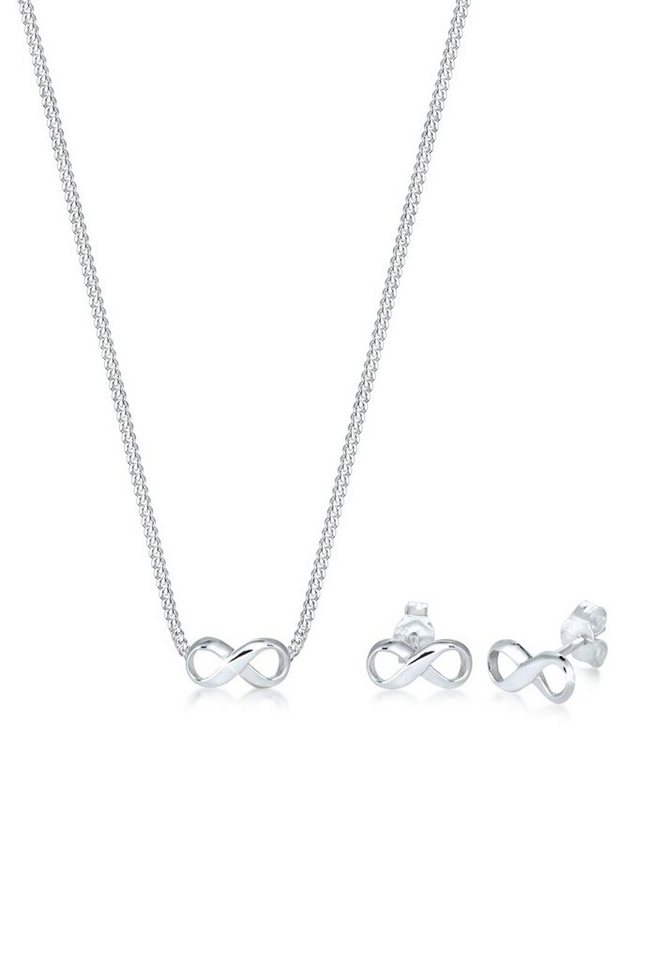 Elli Schmuckset Infinity Symbol Unendlichkeit 925 Silber, Infinity von Elli