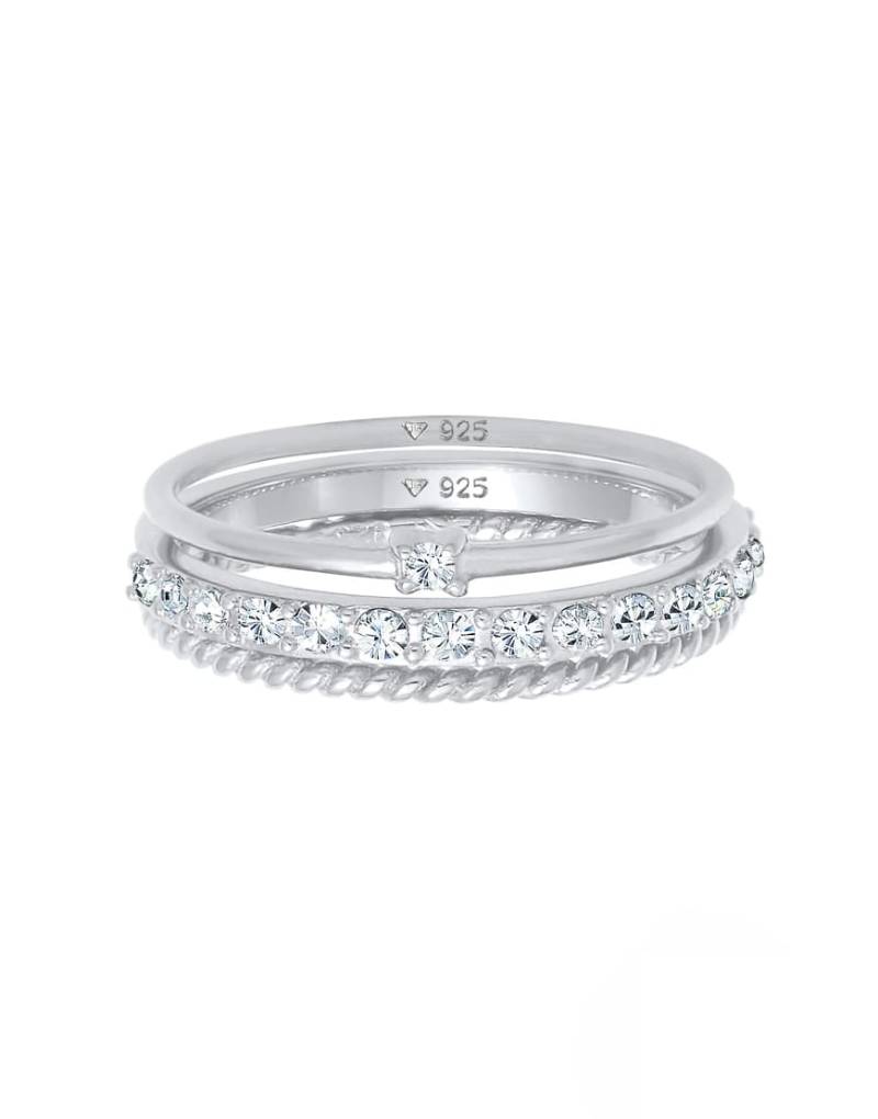 Elli - Ring aus 925er Sterlingsilber mit Kristallsteinen von Elli