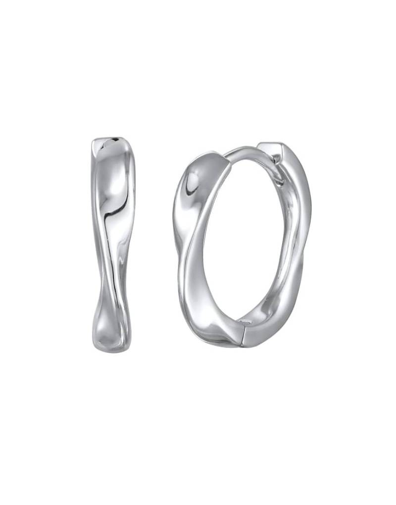 Elli - Verdrehte Creolen in Goldoptik und Silberoptik von Elli