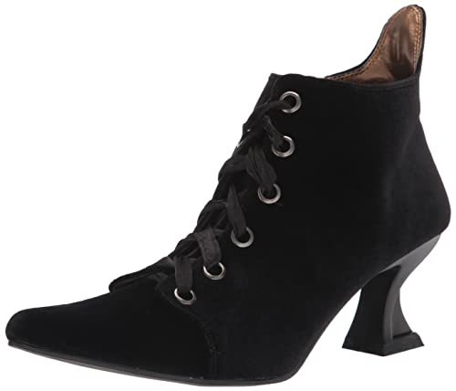 Ellie Shoes Damen 3” Heel Women’s Velvet Witch Bootie Pumps, schwarz, 38 EU von Ellie Shoes