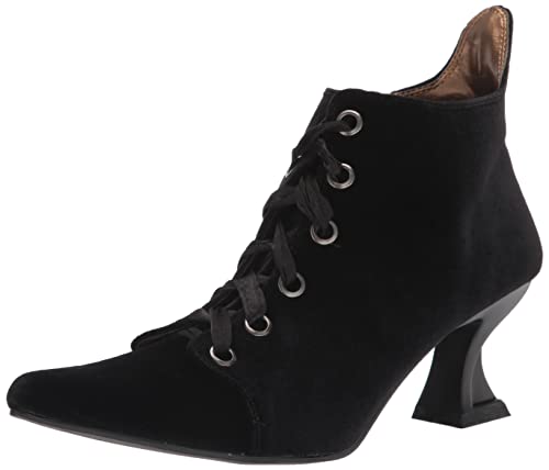 Ellie Shoes Damen 3” Heel Women’s Velvet Witch Bootie Pumps, schwarz, 41.5 EU von Ellie Shoes