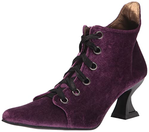 Ellie Shoes Damen 3” Heel Women’s Velvet Witch Bootie Pumps, violett, 38 EU von Ellie Shoes