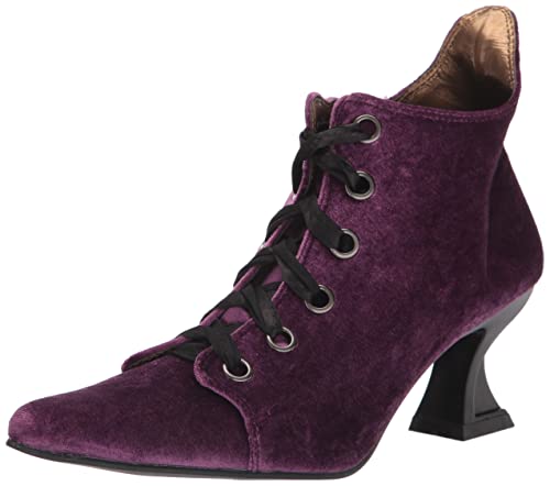 Ellie Shoes Damen 3” Heel Women’s Velvet Witch Bootie Pumps, violett, 40 EU von Ellie Shoes