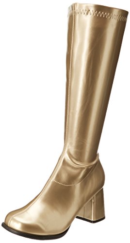 Ellie Shoes Damen Go-Go Stiefel, gold, 41 EU von Ellie Shoes