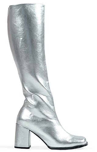 Ellie Shoes Damen Go-Go Stiefel, silber, 39 EU von Ellie Shoes