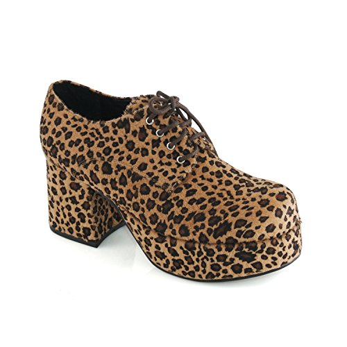 Ellie Shoes Herren 312 Pimp Plattform, Leopard, Large von Ellie Shoes