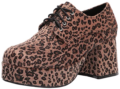 Ellie Shoes Herren 312 Pimp Plattform, Leopard, Small von Ellie Shoes