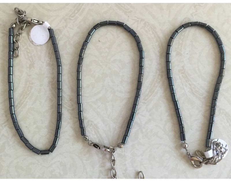 Hämatit Armband/Fußkettchen von EllieBsBoutiqueTN