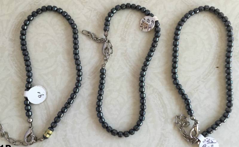 Hämatit Armband/Fußkettchen von EllieBsBoutiqueTN