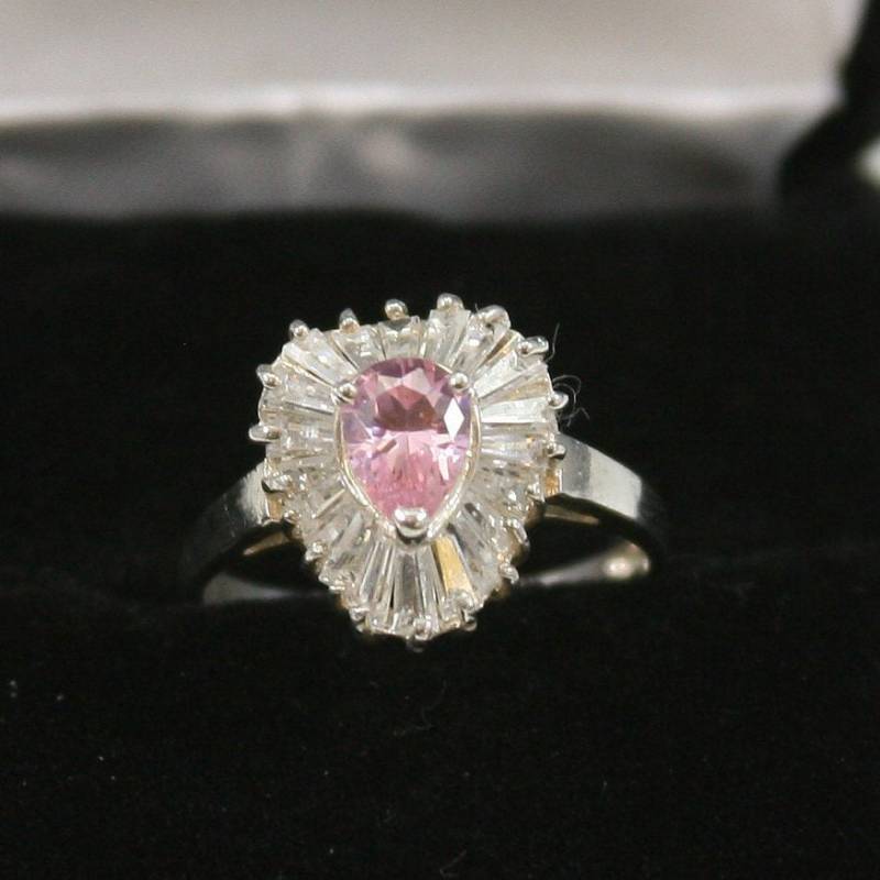 Vintage Sterling Silber Cz Ring 925 von EllieBsBoutiqueTN