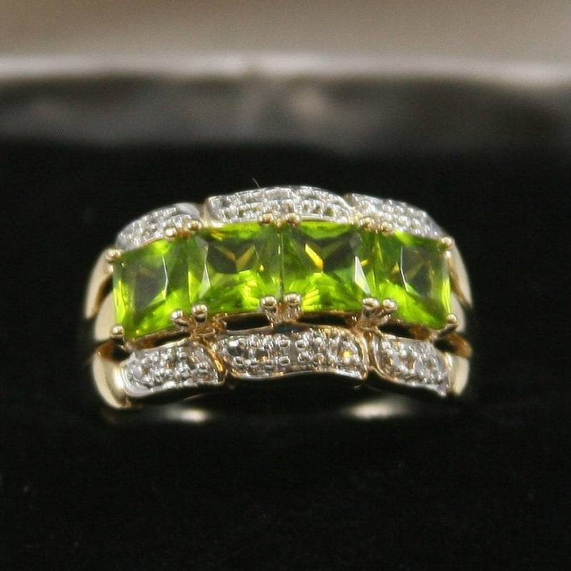 Vintage Sterling Silber Gold Overlay Ring 925 von EllieBsBoutiqueTN