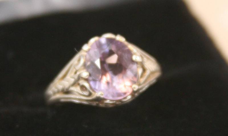 Vintage Sterling Silber Ring 925 Amethyst von EllieBsBoutiqueTN