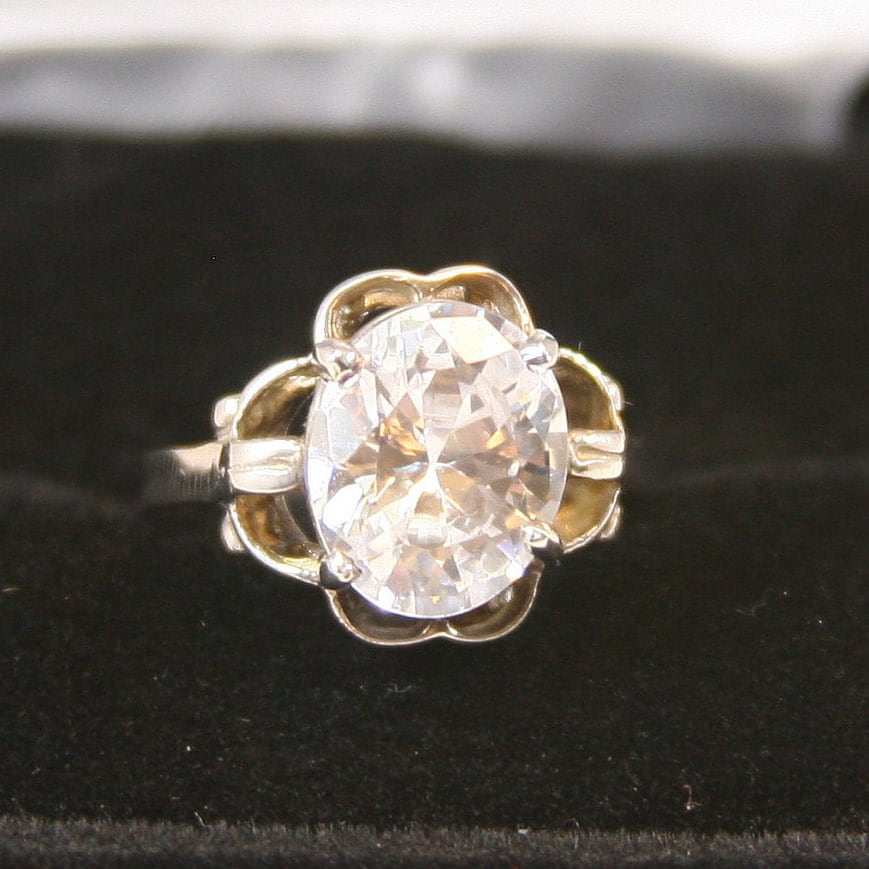Vintage Sterling Silber Ring 925 Cz von EllieBsBoutiqueTN