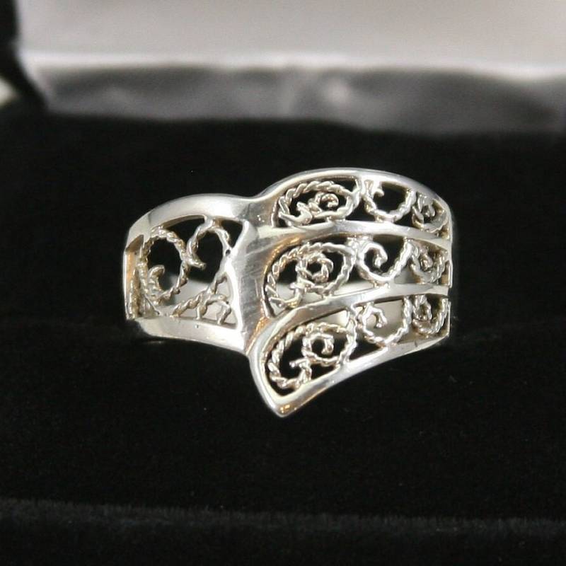 Vintage Sterling Silber Ring 925 von EllieBsBoutiqueTN