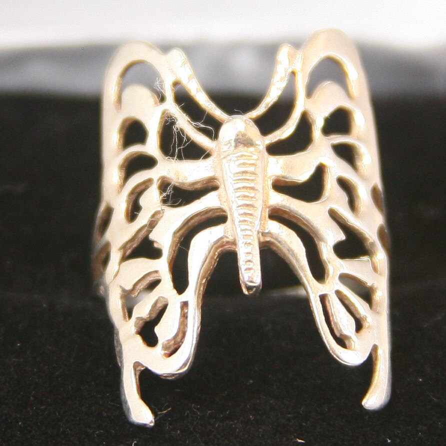 Vintage Sterling Silber Ring 925 von EllieBsBoutiqueTN