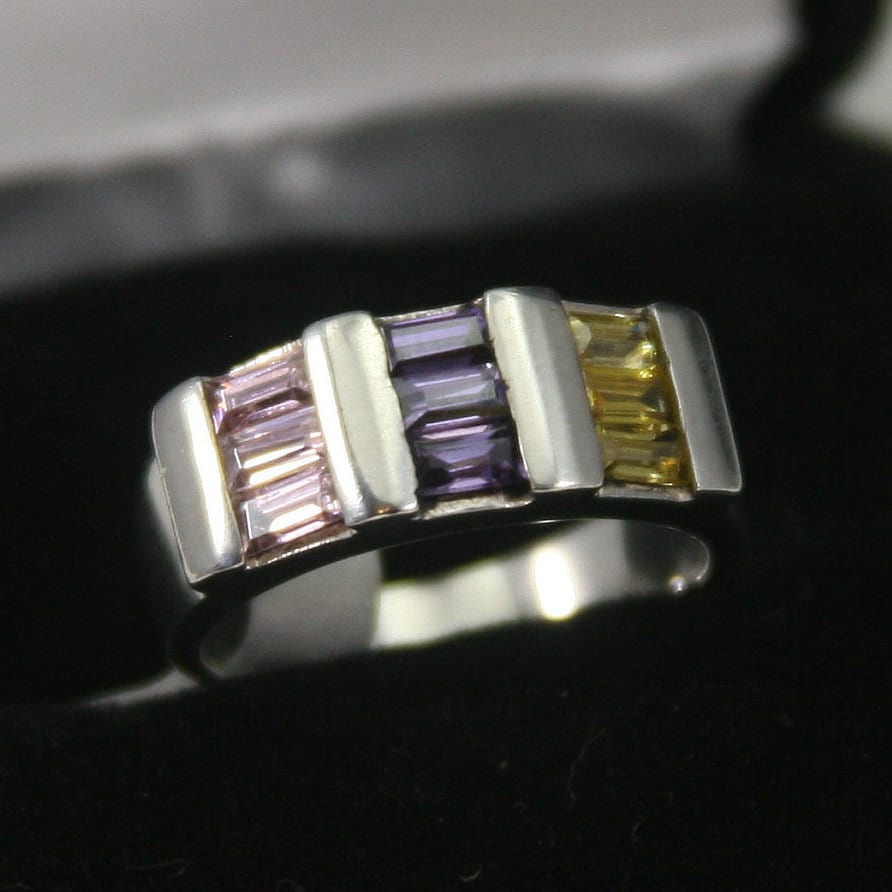 Vintage Sterling Silber Ring Mit Größe 17 von EllieBsBoutiqueTN