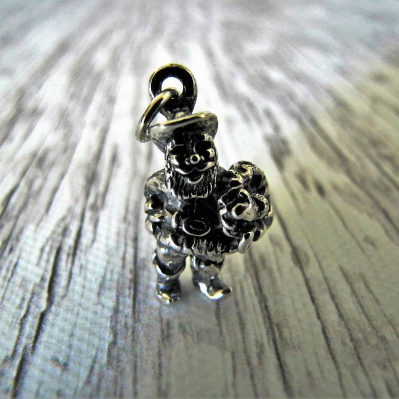 sterling Silber Cowboy Santa Anhänger Freude An Der Gastfreundschaft, Ellie Lance von EllieLanceCreations