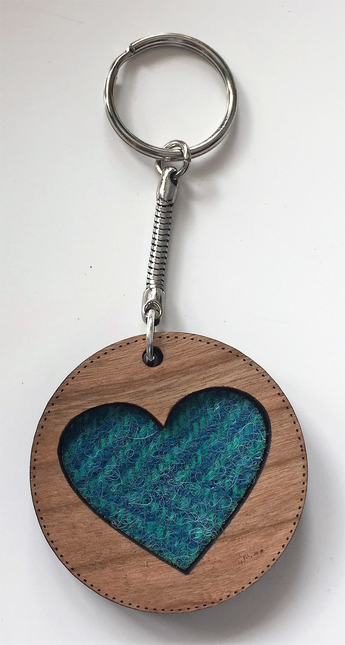 Personalisiertes Harris Tweed Heart Key Ring-Turquoise, Muttertag, Mama, Mumie, Mamma, Geburtstagsgeschenk, Sondergeschenk, Papa, Papa Personalisiertes Harris Tweed Heart Key Ring-Turquoise, Muttertag, Mama, Mumie, Mamma, Geburtstagsgeschenk, Sondergeschenk, Papa, Papa von EllieandHart