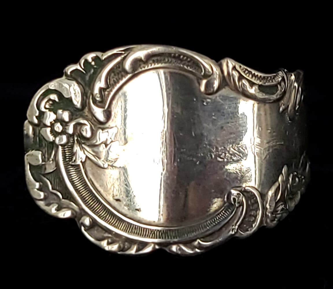 Jahrgang Mid Century Sterling Silber Recycling Löffel Hübsche Silberarbeit Ring Sz 13 /Silber Schmuck /Sterling /Geschenke Für Sie von EllisAntiques