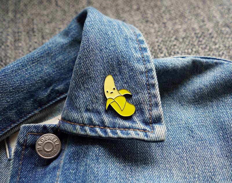 Bananen Emaille Pin, Lebensmittel Pin Bananen Emaille Pin, Lebensmittel Pin von EllyEats