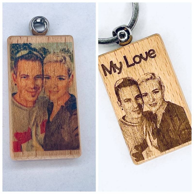 Foto Schlüsselanhänger - Individuell Personalisierbar Perfektes Geschenk Für Den Partner/Partnerin Valentinstag Geburtstag von EllyandJonny