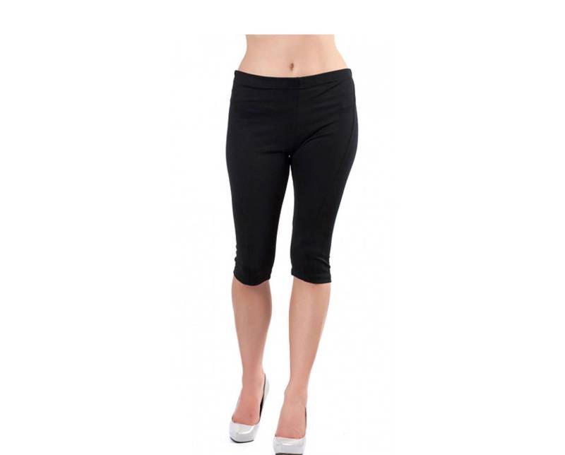 Capri Leggings/Kurze Schwarze Gym High Waist Plus Size Knielange Capri Leggings/Kurze Schwarze Gym High Waist Plus Size Knielange von ElmairaShopping