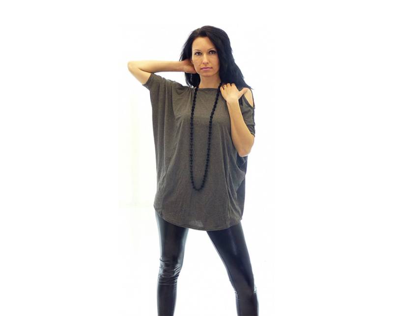 Dunkelgraue Tunika von ElmairaShopping