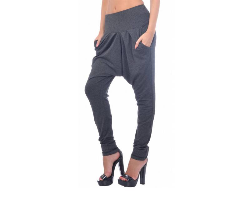 Graue Hose Mit Tiefem Schritt von ElmairaShopping