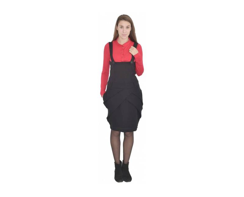 Knielange Schürze/Schwarze Jersey Klammer Plus Size Maxi Bodycon Pinafore Stiftenadel Casual Knielange Schürze/Schwarze Jersey Klammer Plus Size Maxi Bodycon Pinafore Stiftenadel Casual von ElmairaShopping