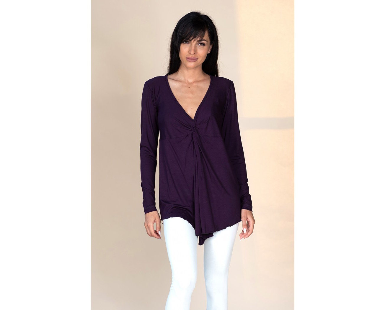 Lila Ausgestellte Bluse von ElmairaShopping