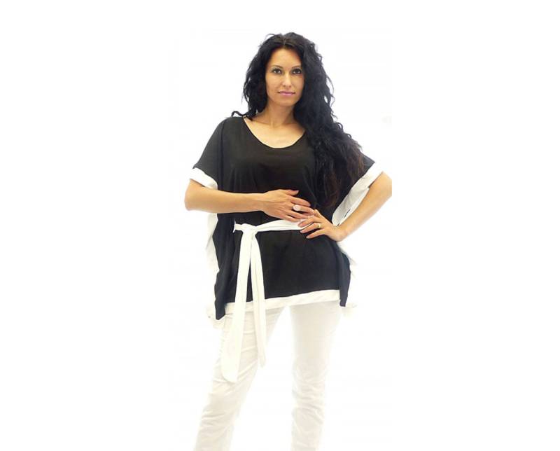 Schwarz-Weiße Tunika von ElmairaShopping