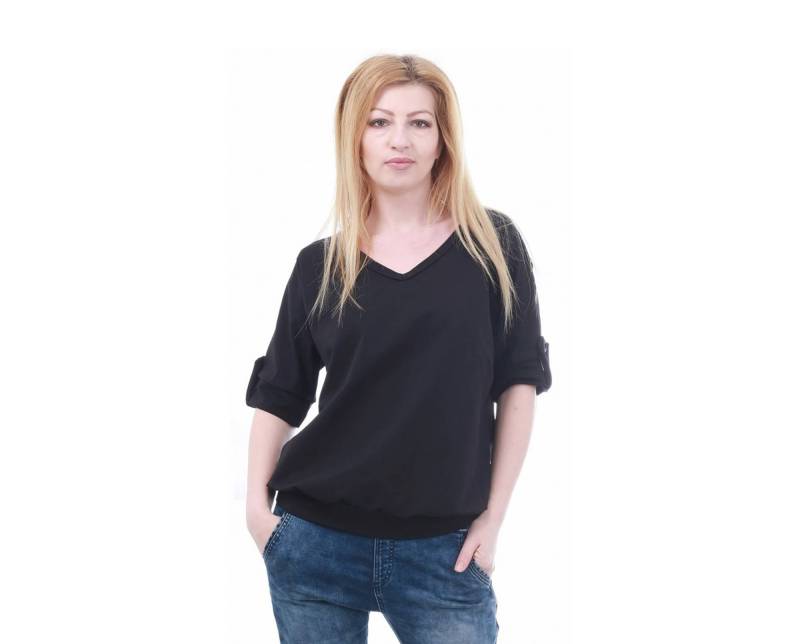 Schwarze Bluse Schwarze Bluse von ElmairaShopping