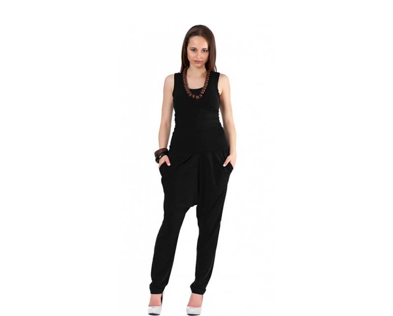 Schwarze Haremshose Und Weste Im Set Schwarze Haremshose Und Weste Im Set von ElmairaShopping