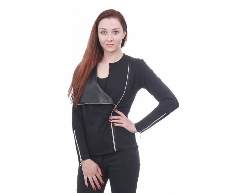 Schwarze Jerseyjacke von ElmairaShopping